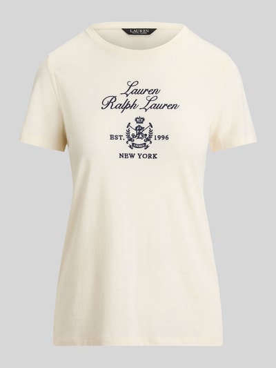 Lauren Ralph Lauren Relaxed Fit T-Shirt aus Baumwoll-Mix Sand 2