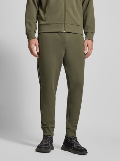 BOSS Green Regular fit sweatpak van katoenmix, model 'TRACKSUIT SET' Beige - 6