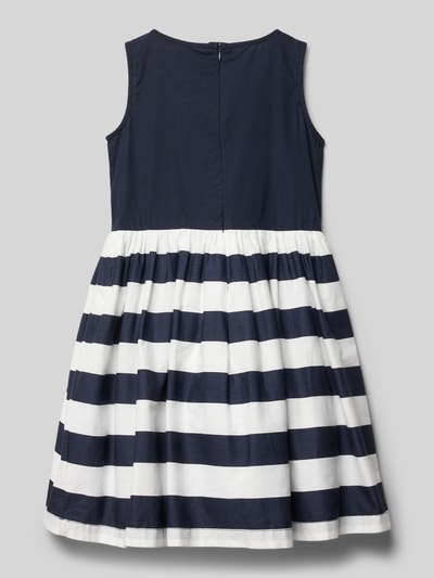 Blue Seven Jurk met ronde hals Marineblauw - 3