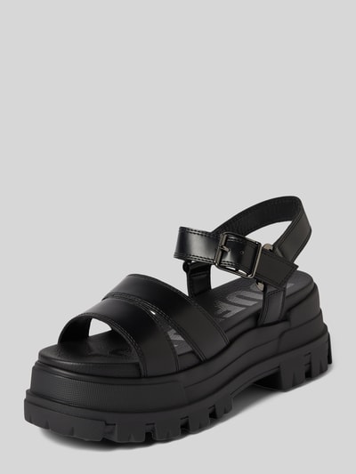 Buffalo Sandalette mit profilierter Plateausohle Modell 'ASPHA' Black 1