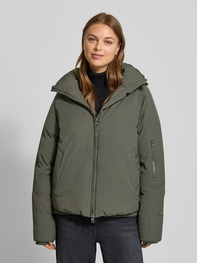 IQ Studio Daunenjacke mit 5000 Wassersäule und Zweiwege-Reißverschluss Oliv 4