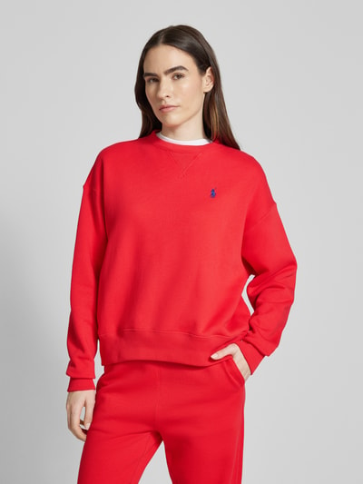 Polo Ralph Lauren Oversized Sweatshirt mit Label-Stitching Orange 4