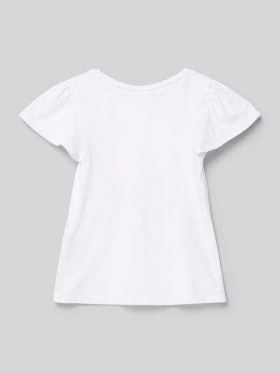 s.Oliver RED LABEL T-shirt z cekinami Biały 3