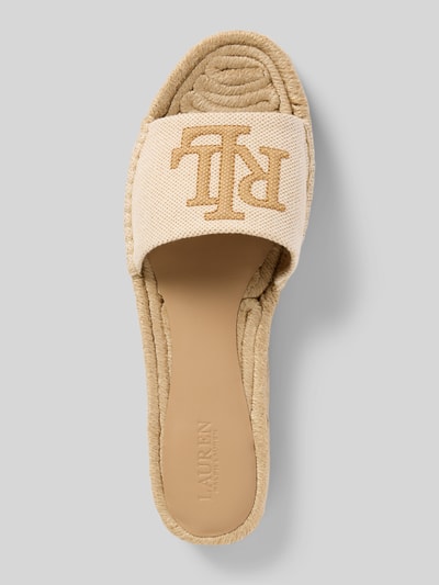 Lauren Ralph Lauren Sandalette mit Logo Modell 'POLLY' Sand 3