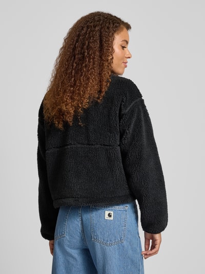 The North Face Fleecejack met labelstitching, model 'EXTREME PILE' Metallic zwart - 5