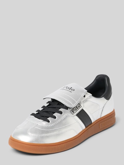 Polo Ralph Lauren Sneakersy z naturalnej skóry bydlęcej  model 'BEDFORD' Srebrny 1