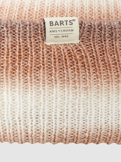 Barts Beanie met all-over motief Middenbruin gemêleerd - 2