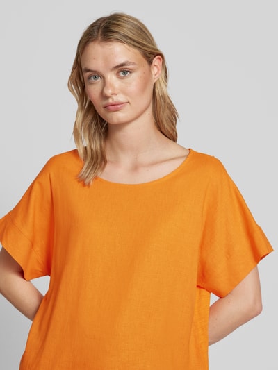 s.Oliver RED LABEL T-Shirt mit Rundhalsausschnitt Orange 3