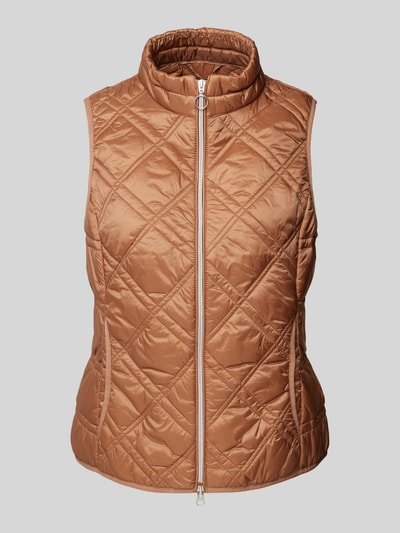 Betty Barclay Bodywarmer met opstaande kraag Camel - 2