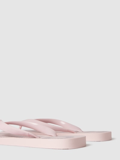 HUGO Teenslippers met logoprint, model 'Onfire' Roze - 3