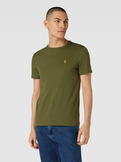 Polo Ralph Lauren T-shirt met ronde hals Kaki - 4