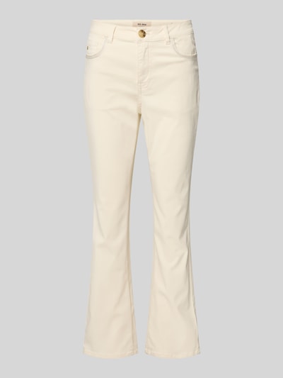 MOS MOSH Flared Fit Jeans mit Lyocell-Anteil Modell 'Ashley' Ecru 2