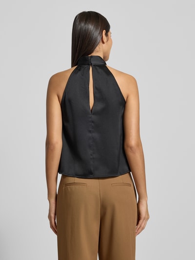 Samsøe Samsøe Top bluzkowy z wiązaniem na szyi model ‘SARHEOS’ Czarny 5