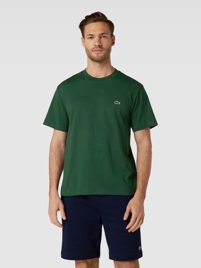 Lacoste T-shirt met ronde hals, model 'BASIC' Groen - 4