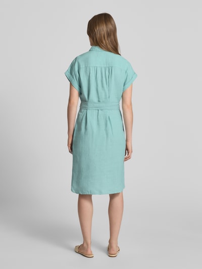 Marc O'Polo Getailleerde vrijetijdsjurk van puur linnen Mintgroen - 5