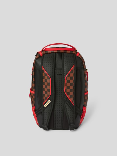 Sprayground Rucksack mit Allover-Muster Modell 'RED SHARKS IN PARIS' Mittelbraun 7