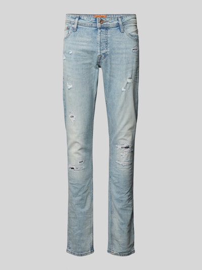 Jack & Jones Jeansy o kroju slim fit z 5 kieszeniami model ‘GLENN’ Jasnoniebieski 2