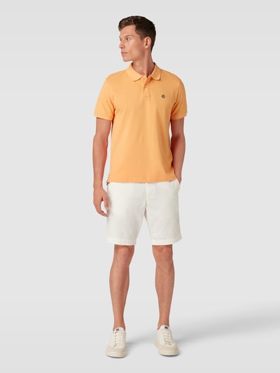 MCNEAL Poloshirt met labelstitching Oranje - 1