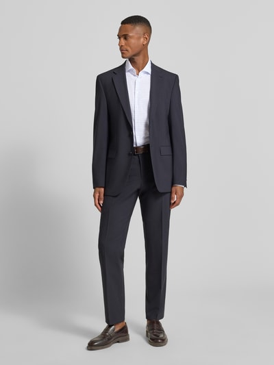 SEIDENSTICKER Slim fit zakelijk overhemd met kentkraag Koningsblauw - 1