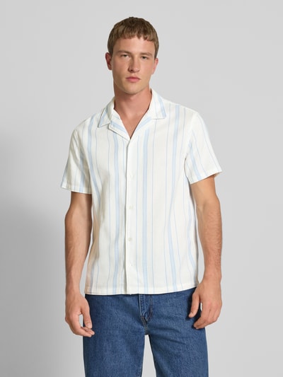 Tommy Jeans Regular fit vrijetijdsoverhemd met all-over motief Offwhite - 4