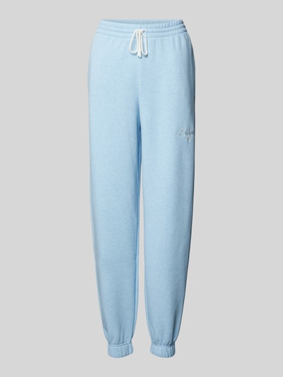 adidas Originals Sweatpants mit Label-Stitching Hellblau 1