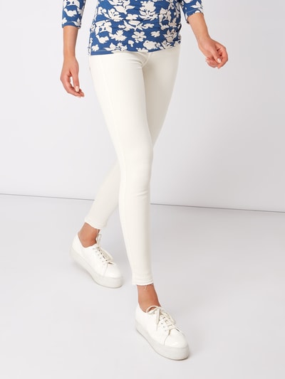7 For All Mankind Super Skinny Fit 5-Pocket-Jeans aus Coloured Denim Offwhite 3