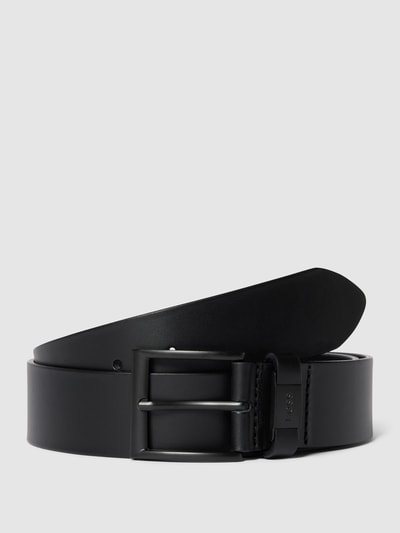 BOSS Leren riem met doornsluiting, model 'CONNIO' Zwart - 1