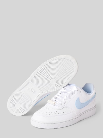 Nike Sneaker mit Perlenbesatz Modell 'Air Force 1' Weiss 4