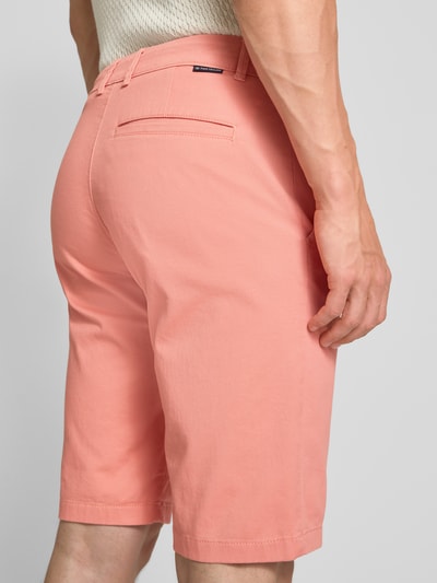 Tom Tailor Szorty chinosy o kroju slim fit z mieszanki bawełny Różowy 3