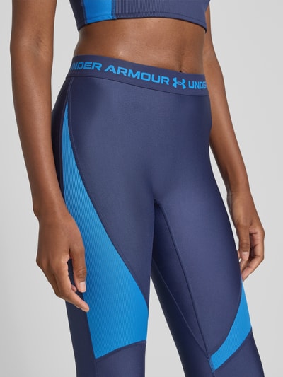 Under Armour Leggings mit elastischem Logo-Bund Dunkelblau 3