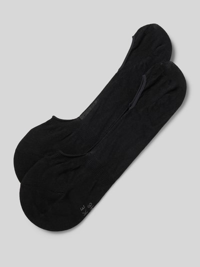 Falke Skarpetki stopki z detalem z logo model ‘Step Medium Cut’ Czarny 1