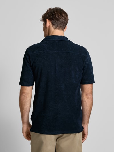 Lindbergh Relaxed Fit Freizeithemd mit Reverskragen Dunkelblau 5