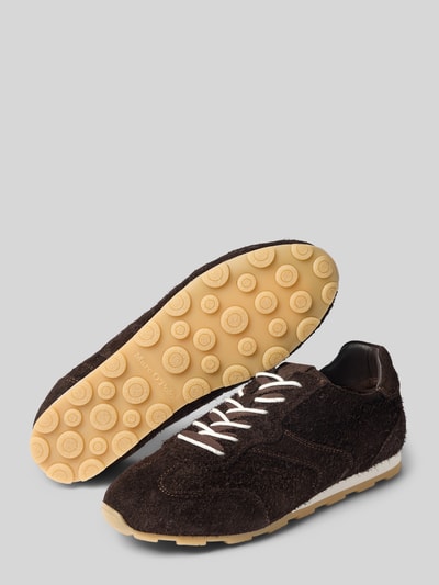 Marc O'Polo Sneaker mit strukturierter Oberfläche Modell 'Fabiana 4' Dunkelbraun 4