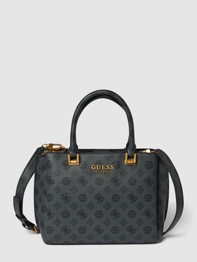 Guess Satchel mit Allover-Print Modell 'FYNNA' Anthrazit 1