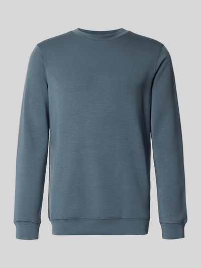 Matinique Sweatshirt mit Label-Detail Modell 'harry' Hellblau 2