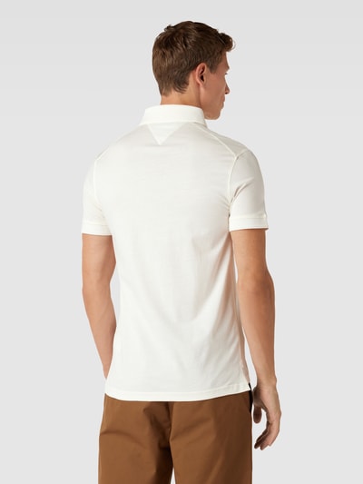 Tommy Hilfiger Poloshirt met knoopsluiting Offwhite - 5