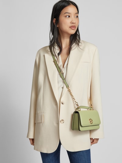 MICHAEL Michael Kors Handtas met labelapplicatie, model 'DELANCEY' Lichtgroen - 1