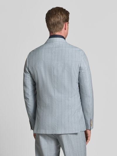 Matinique Slim Fit Sakko aus Wolle mit Doppelreihe Hellblau 5