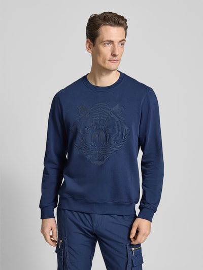 Antony Morato Sweatshirt mit Motiv-Print Dunkelblau 4