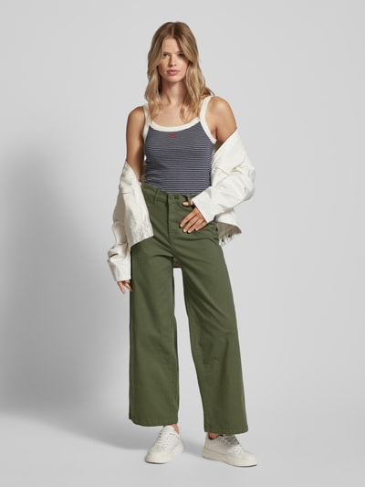 Levi's® 300 Wide leg chino met steekzakken, model 'VINTAGE' Olijfgroen - 1