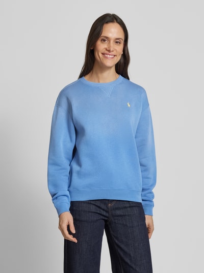 Polo Ralph Lauren Oversized Sweatshirt mit Label-Stitching Blau 4