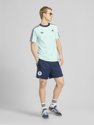 adidas Originals Regular Fit T-Shirt aus Baumwoll-Mix mit DFB-Applikation Aqua 1