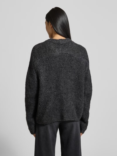 Smith and Soul Gebreide pullover met ribboorden Donkergrijs - 5