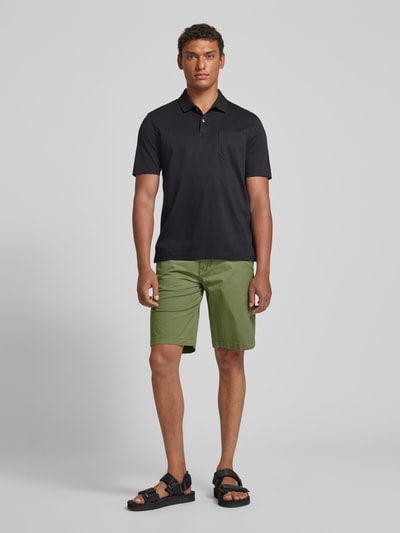 Fynch-Hatton Regular Fit Bermudas mit Gürtelschlaufen Modell 'summer' Khaki Melange 1