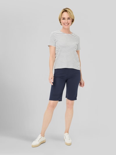 Raphaela By Brax Regular Fit Bermuda aus Baumwoll-Mix Marine 1