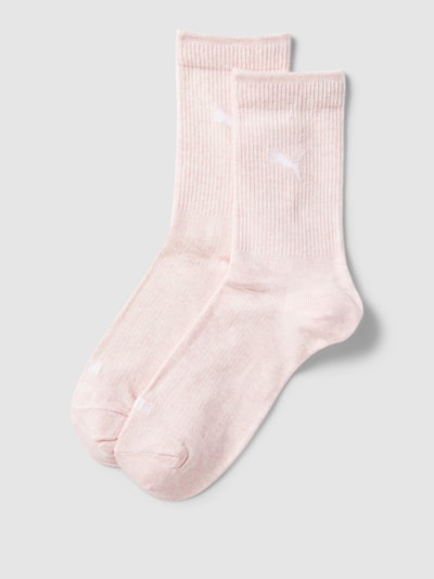 Puma Socken mit Label-Details im 2er-Pack Rose Melange 1