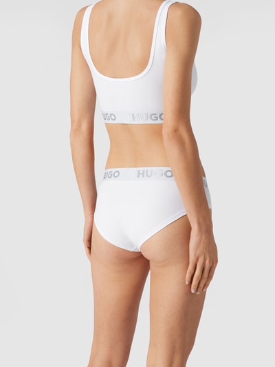 HUGO Slip mit Logo-Bund Weiss 4