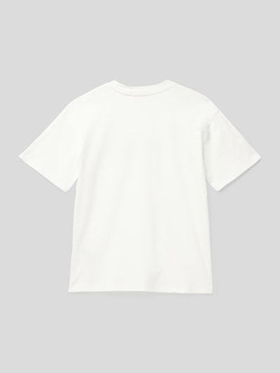 Calvin Klein Jeans T-Shirt mit Label-Print Modell 'MONOGRAM' Weiß 3
