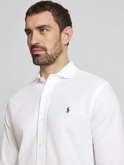 Polo Ralph Lauren Regular Fit Freizeithemd mit Kentkragen Weiss 3