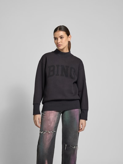 Anine Bing Sweatshirt mit Stehkragen Black 4